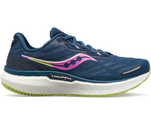 Saucony Triumph 19 Ženske Running Patike Tamno Zelene Svijetlo Zelene | B8FVTUHP