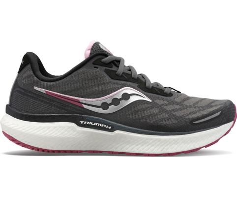 Saucony Triumph 19 Ženske Running Patike Tamno Sive Bordo | JI7XPCRT